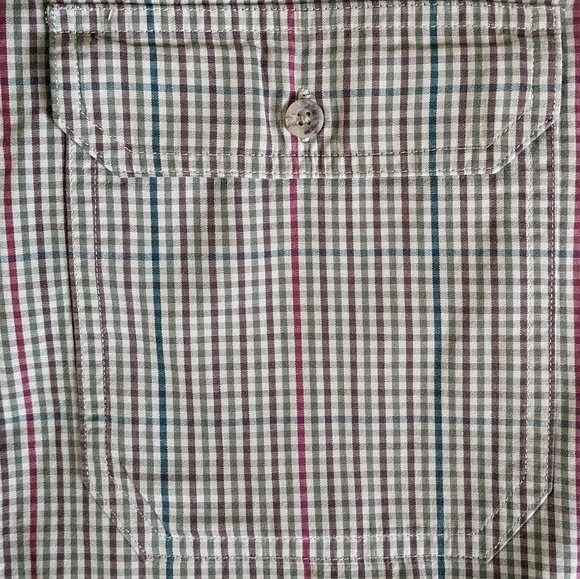 Pendleton Medium Brown Plaid Shirt 100% cotton - Picture 6 of 7